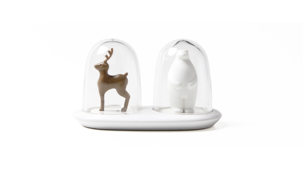 Qualy Wildlife Salt and Pepper Shaker Set Harvey Norman