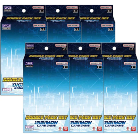 Digimon Card Game DP02 Set of 2 Box of 6 Double Card Game
