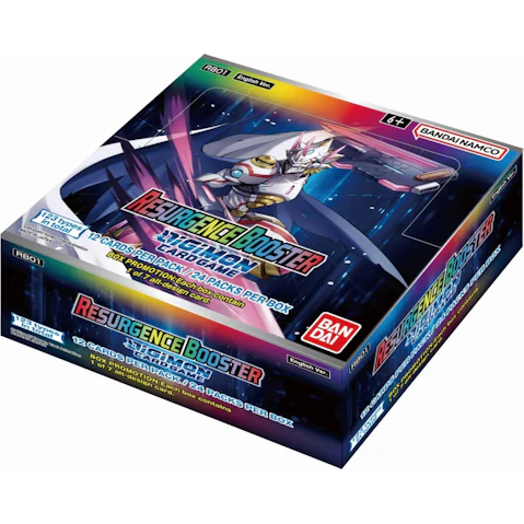 Digimon Card Game RB01 Resurgence Reboot Booster Box