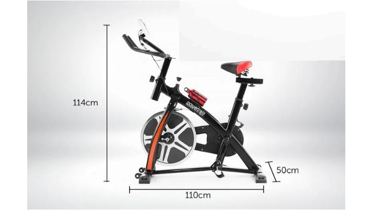 Powertrain heavy flywheel exercise spin bike sale