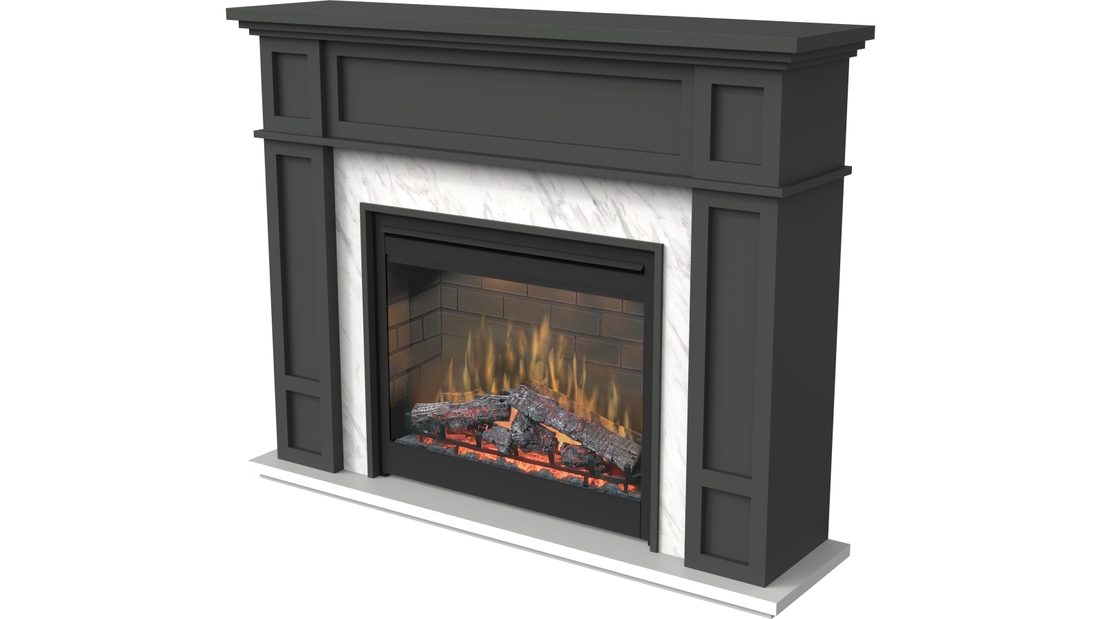 Dimplex Eltham Optiflame Complete Suite Electric Fireplace 2kW