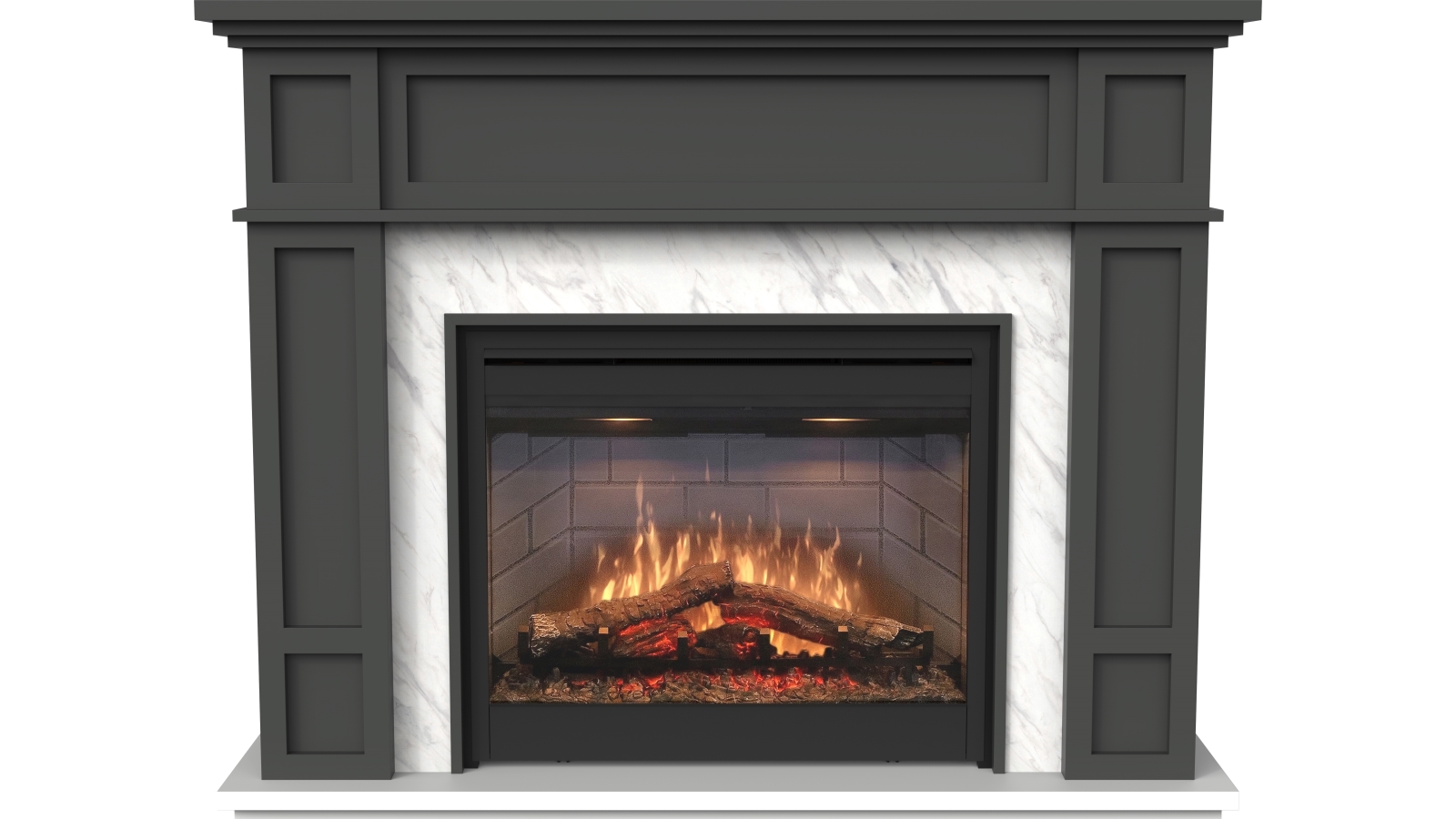Dimplex Eltham Optiflame Complete Suite Electric Fireplace 2kW