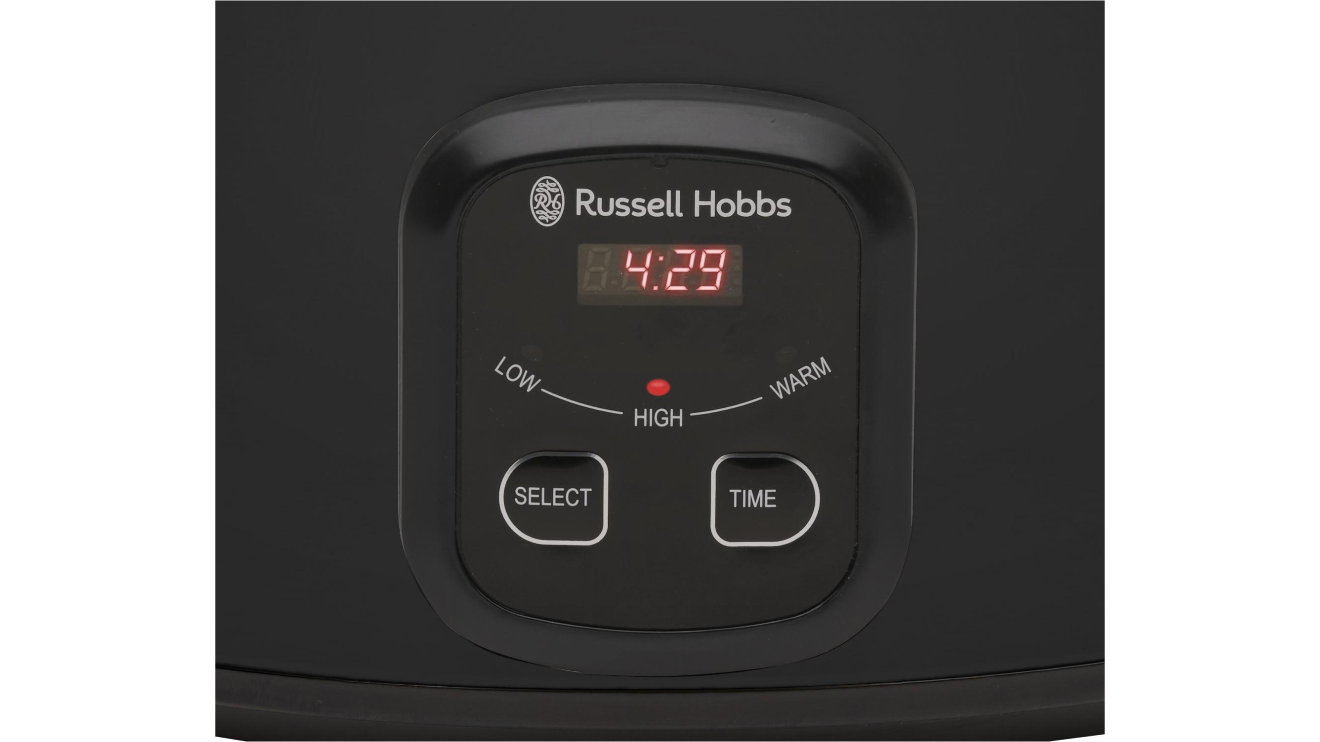 Russell Hobbs 6L Searing Slow Cooker Matte Black Harvey Norman
