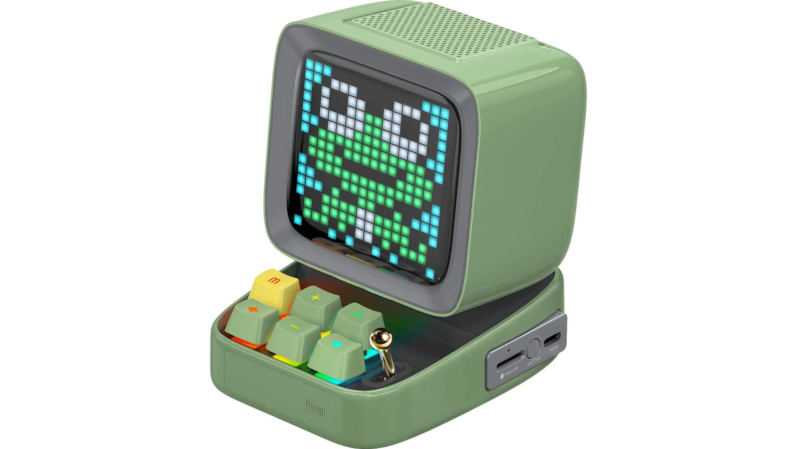 Divoom Ditoo Plus Pixel Art Display Bluetooth Speaker - Green | Harvey ...