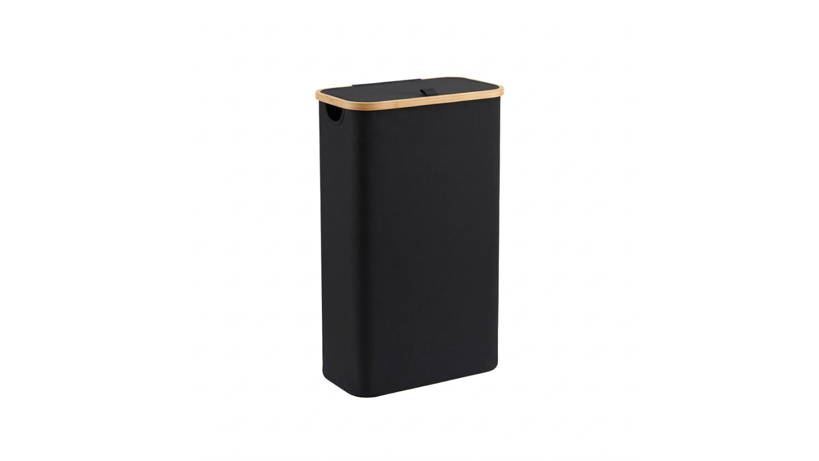 Artiss 60L Foldable Black Laundry Basket with Removable Bag