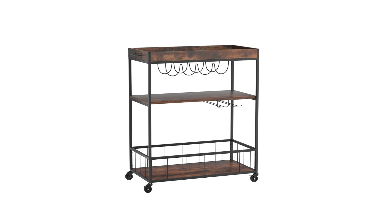 Artiss Kitchen Island Rolling Serving Cart