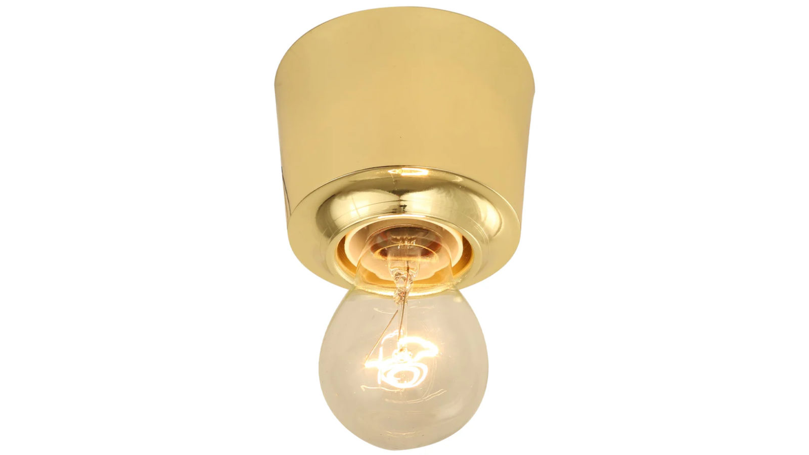 DIY Batten Light Fix Ceiling Cover - Polished Brass