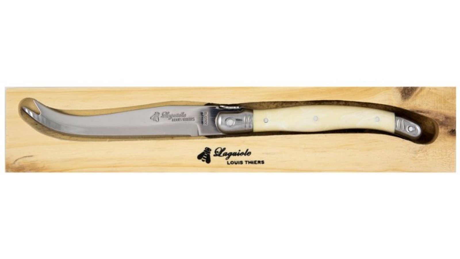 Laguiole by Louis Thiers Cheese Knife Set - Marble Ivory
