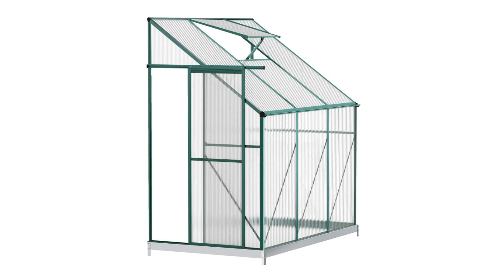 ALFORDSON Aluminium Greenhouse - 190 x 130 x 210cm