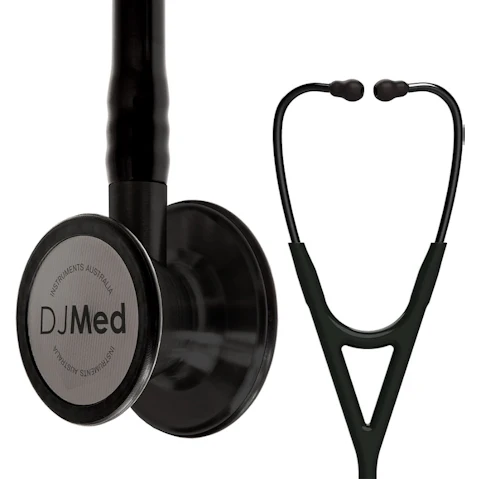 DJMed Cardiology Stethoscope - Black