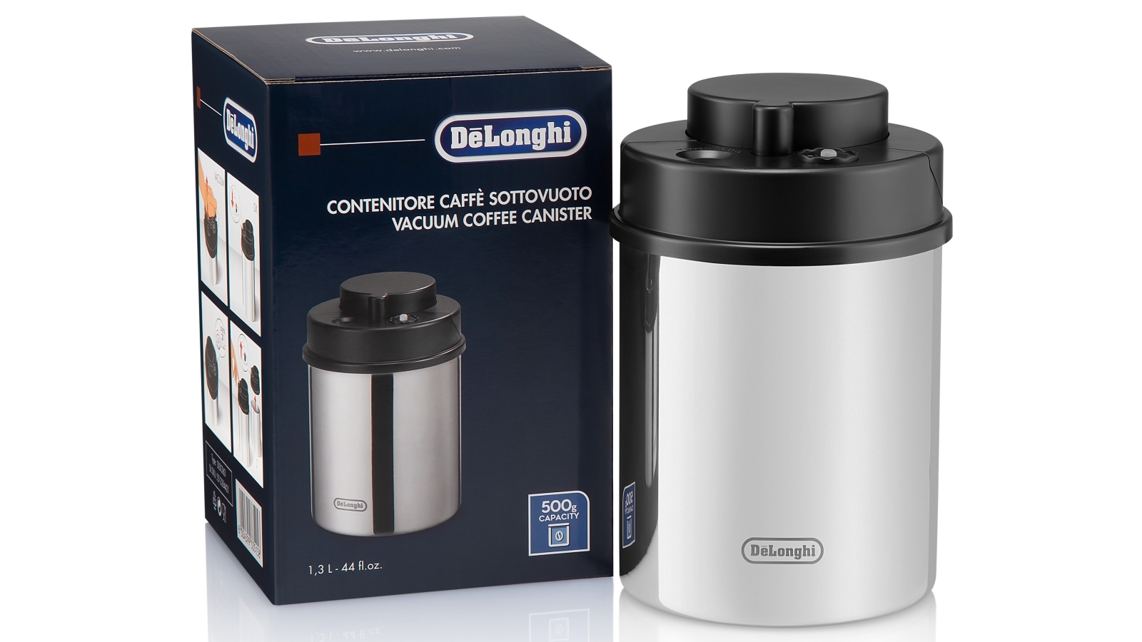 DeLonghi Vacuum Coffee Canister Harvey Norman