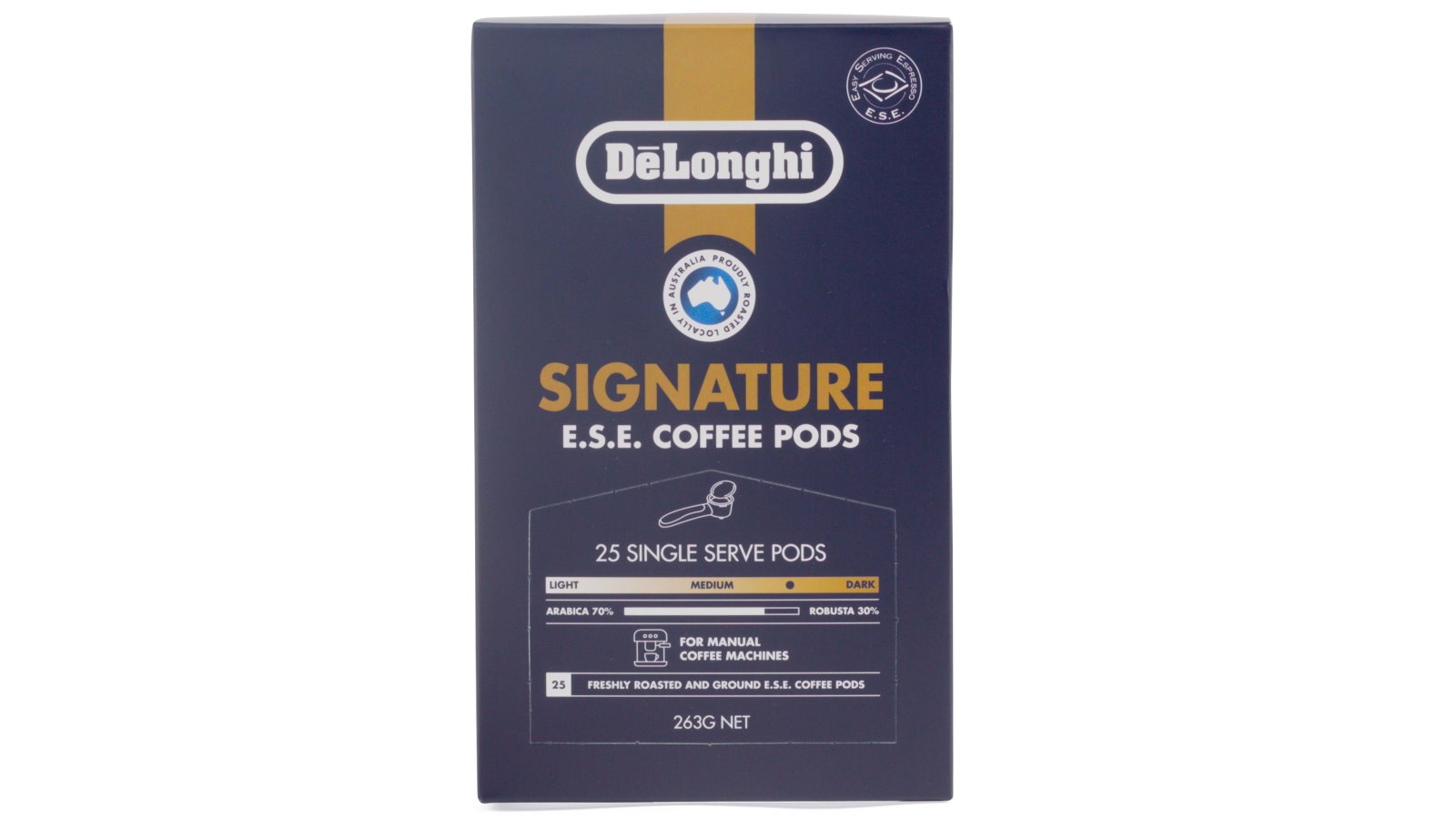 DeLonghi Signature 25 Pack E.S.E Coffee Pods Harvey Norman