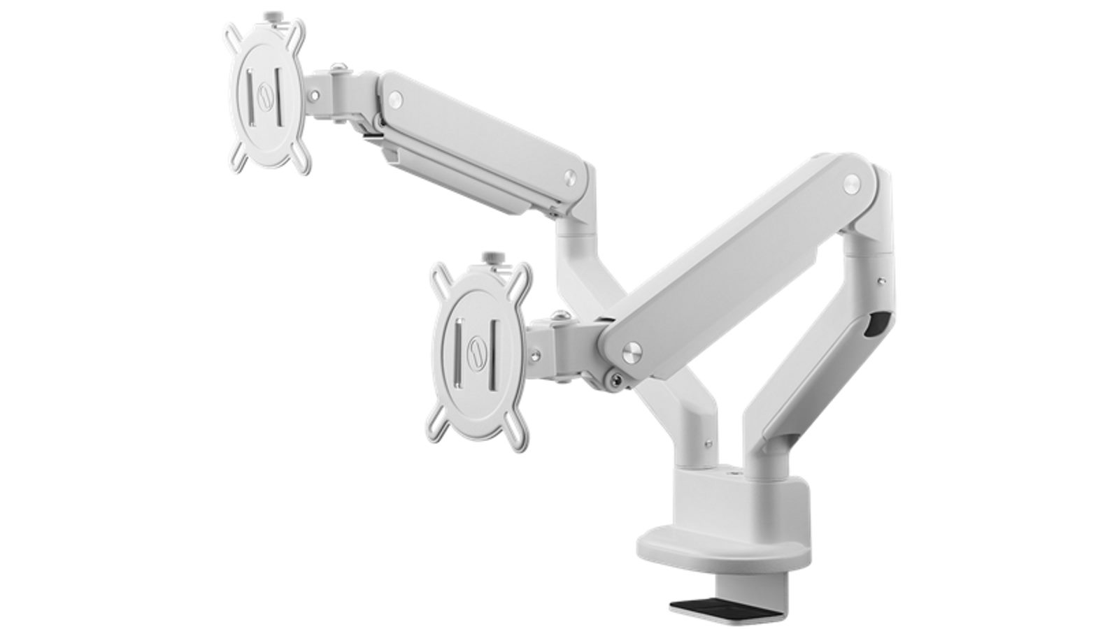 One For All Monitor Arm Solid White Dual