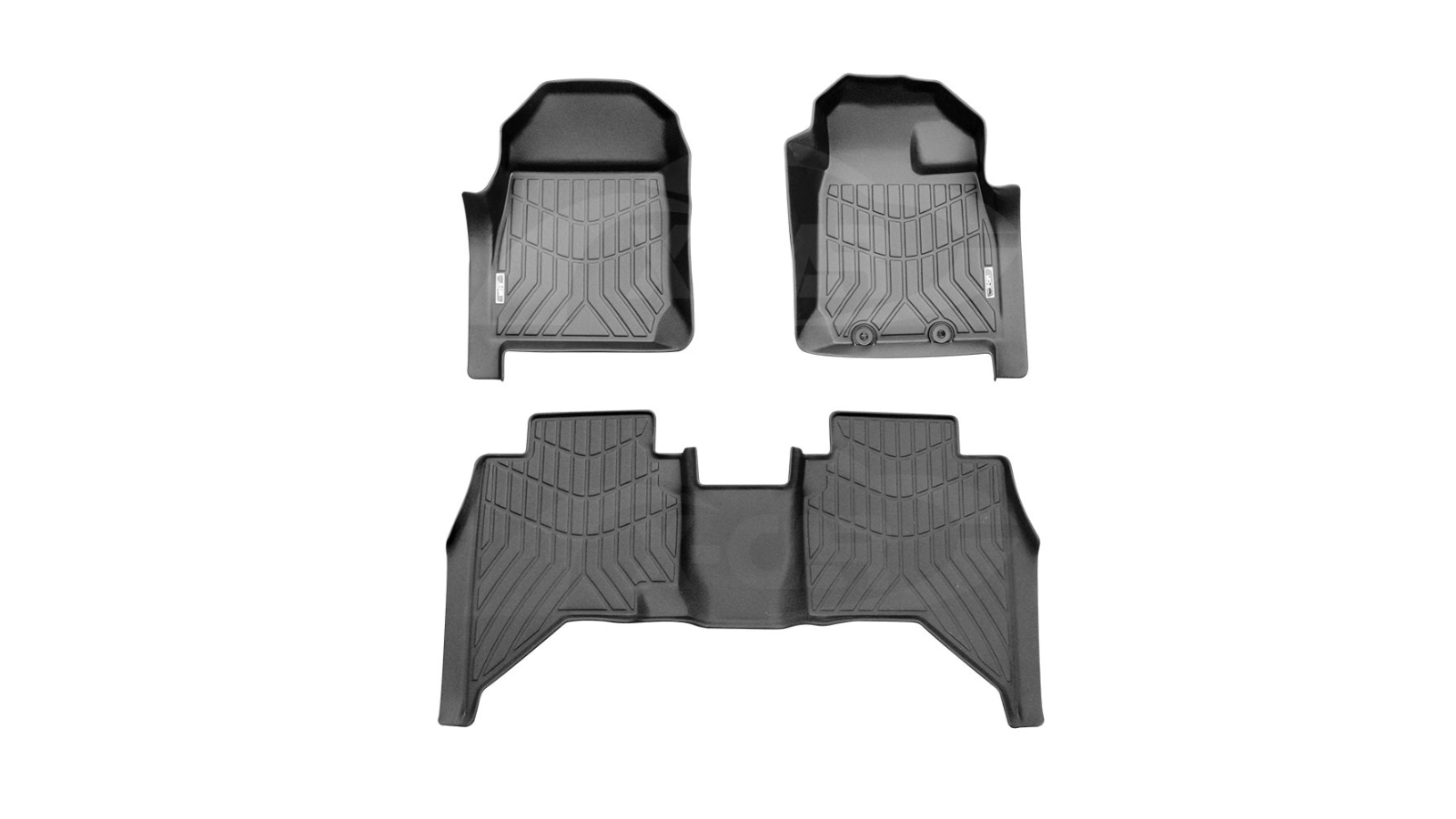 X-CAR Heavy Duty All Weather 3D Customized Car Floor Mat Liner for Isuzu D-Max Dual Cab 2020-2024