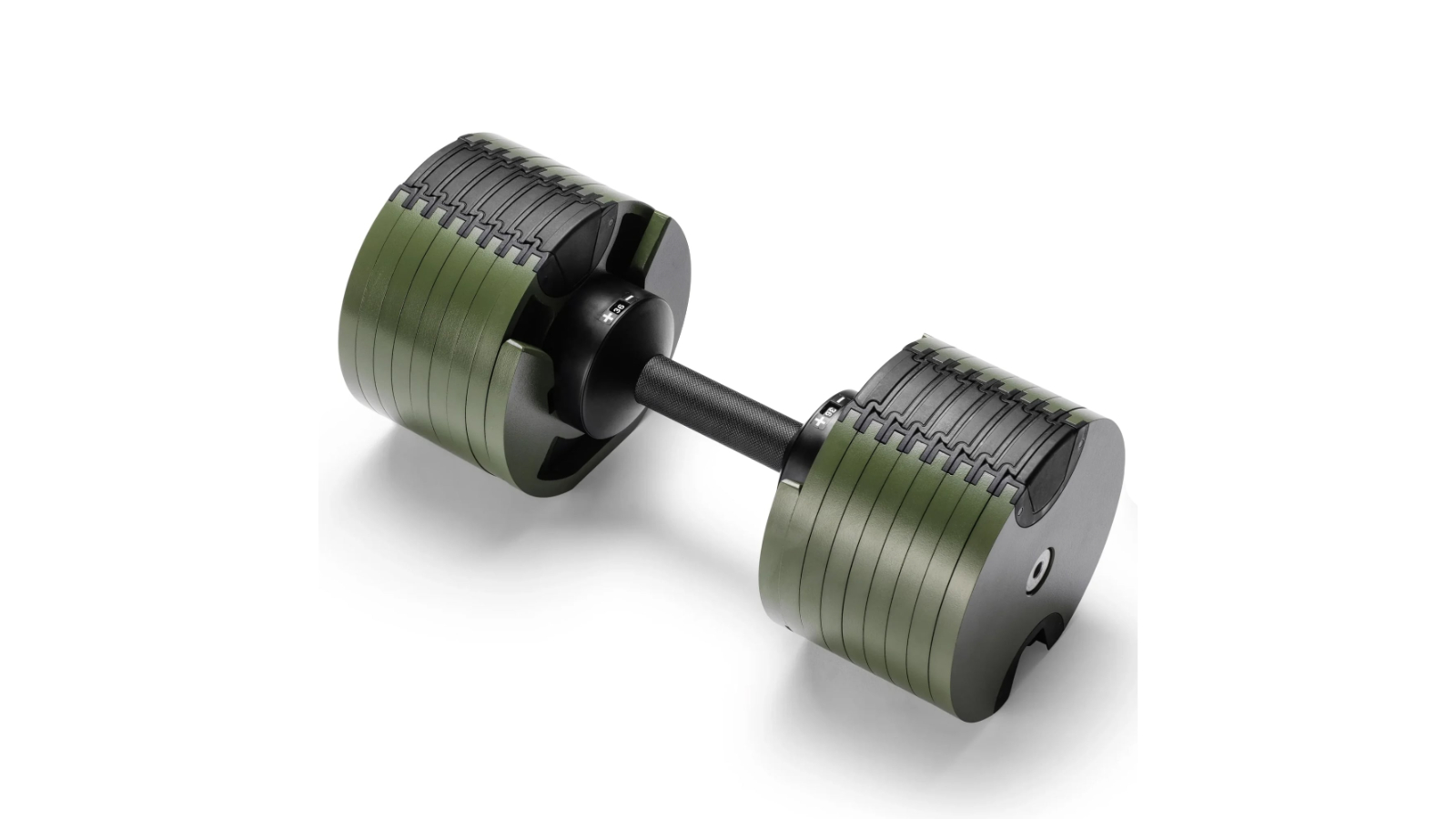Powertrain Sports Eon Dial-up 90kg Adjustable Dumbbells Pair - Green