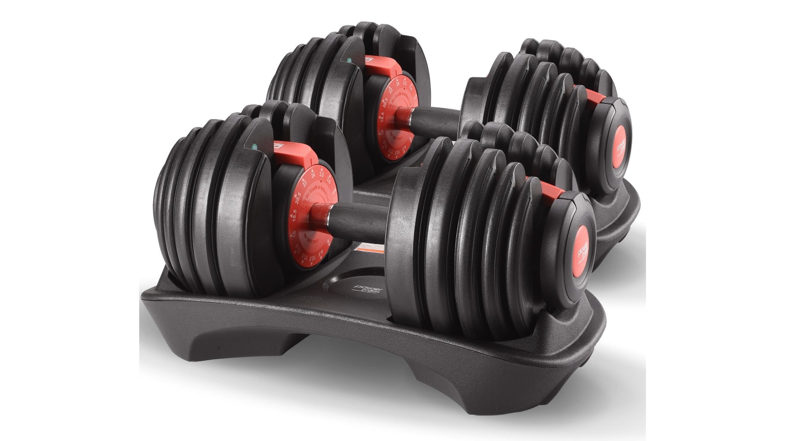 PowerTrain Adjustable Dumbbell Pair 48kg