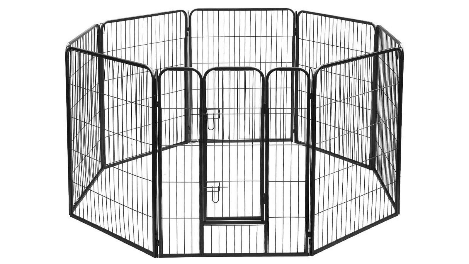 i.Pet Extra Large 40" 100x80cm 8 Panel Pet Playpen Exercise Cage Enclosure Fence 