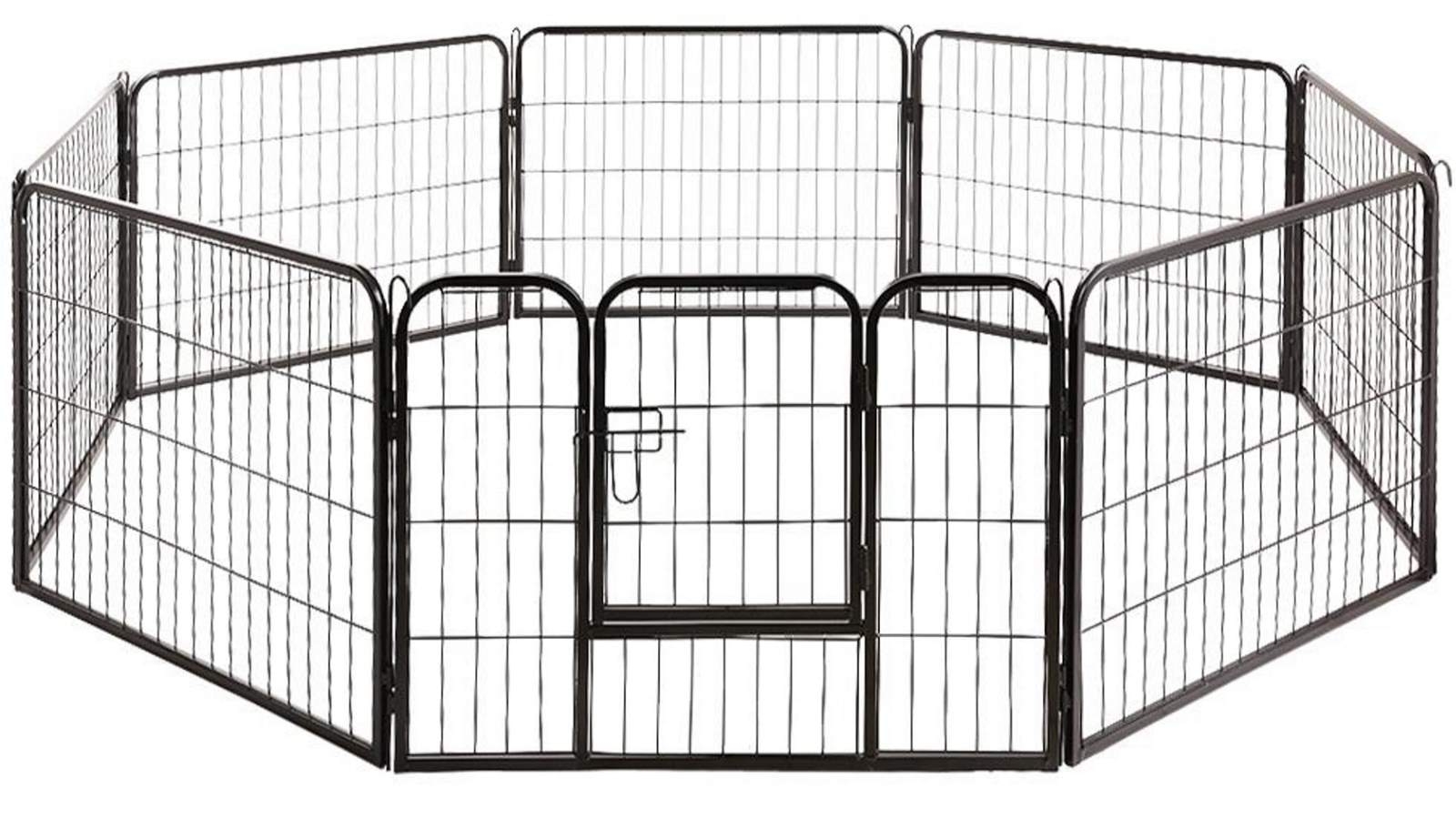 i.Pet 80x60cm 8 Panel Pet Dog Playpen