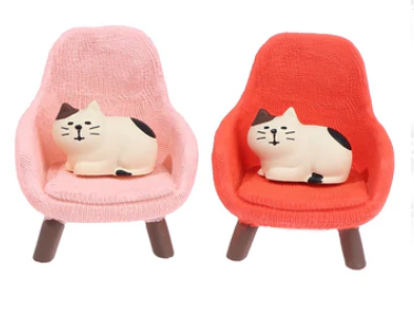 NNEOBA Small Simulation Sofa Stool Chair Furniture Model Toy Set for Doll House Decoration