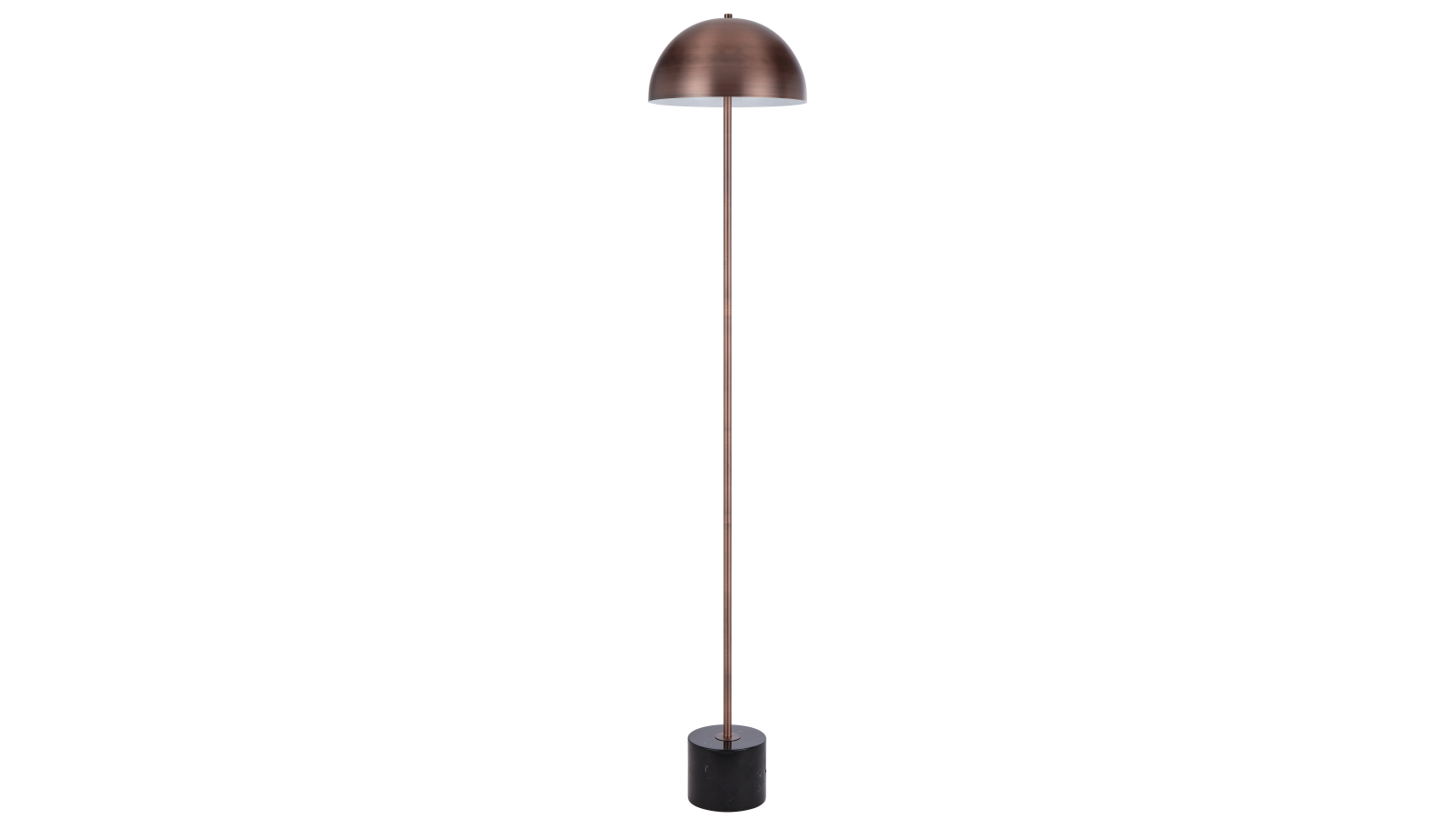 Pretty & Practical Salem Floor Lamp with Black Marble Base