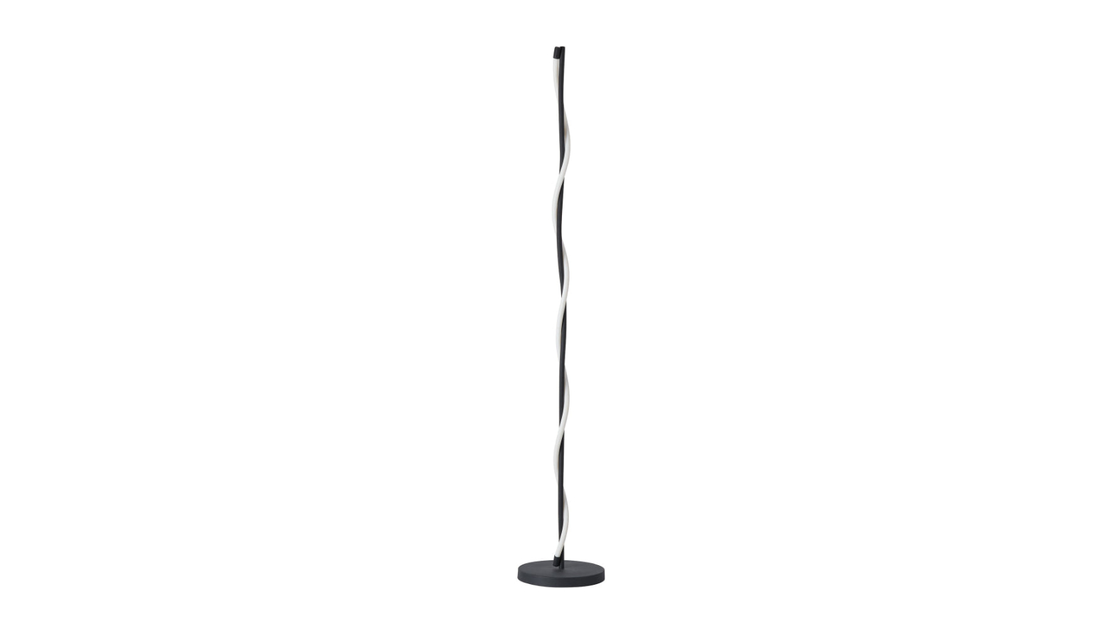 Luminea Donna Modern Dimmable LED Standing Floor Lamp - Black