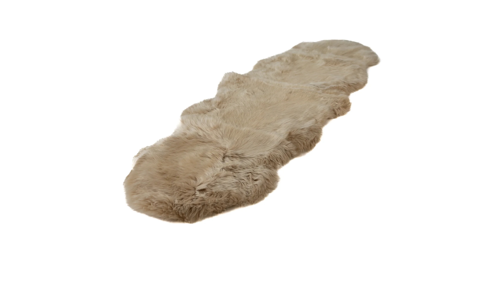 Naturally Sheepskins Double Long Wool Rug - Caramel
