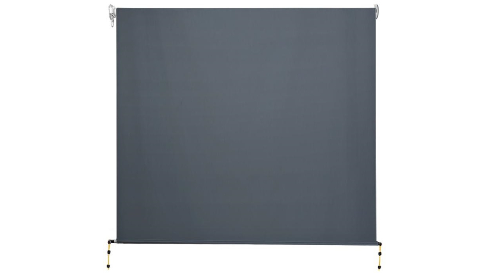 Grey Roll Down Awning
