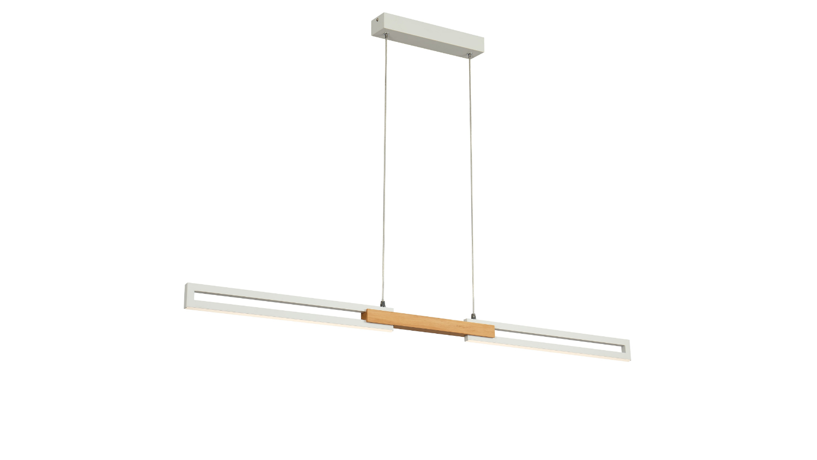 Pretty & Practical Bellaton White Oak LED Pendant Light with Foot Switch Control and Modern Finish