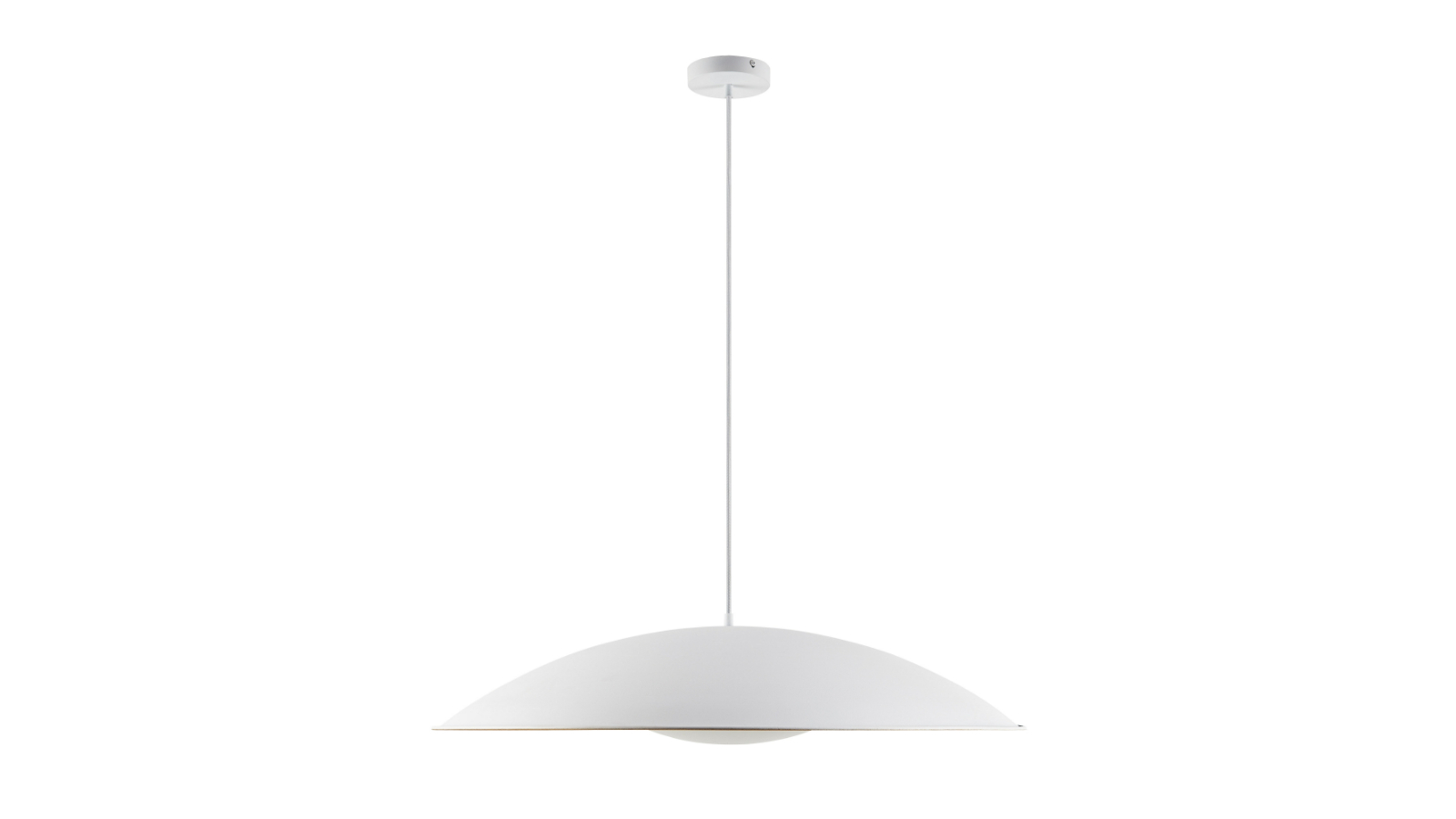 Pretty & Practical Austin White Sand Pendant Light with Gold Foil Interior
