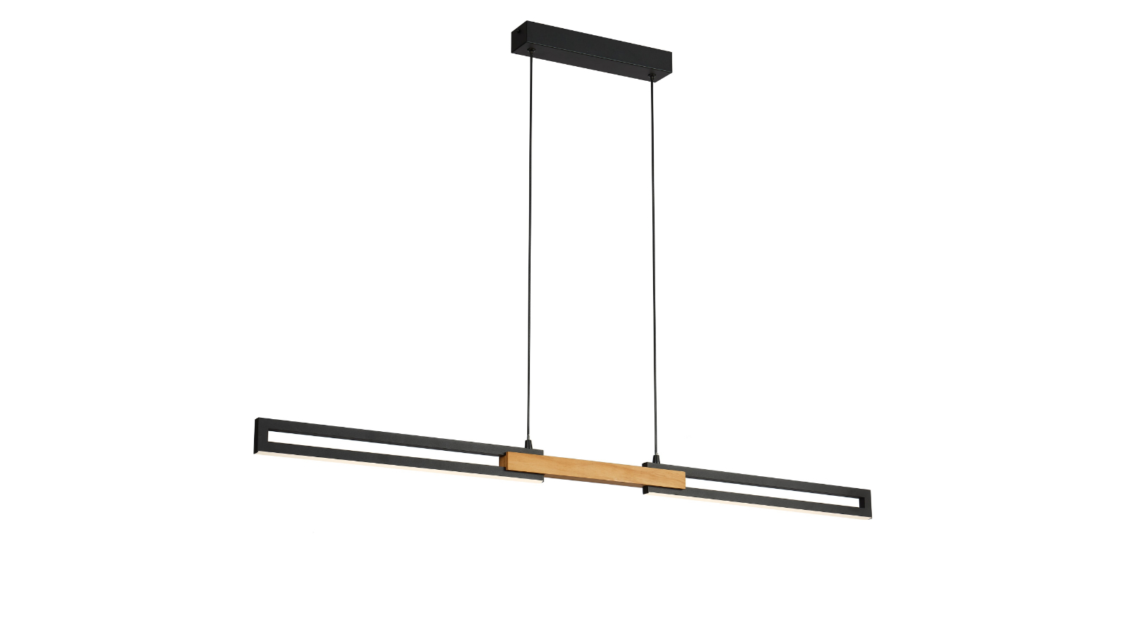 Pretty & Practical Rivamont Black Oak Wood LED Pendant Light