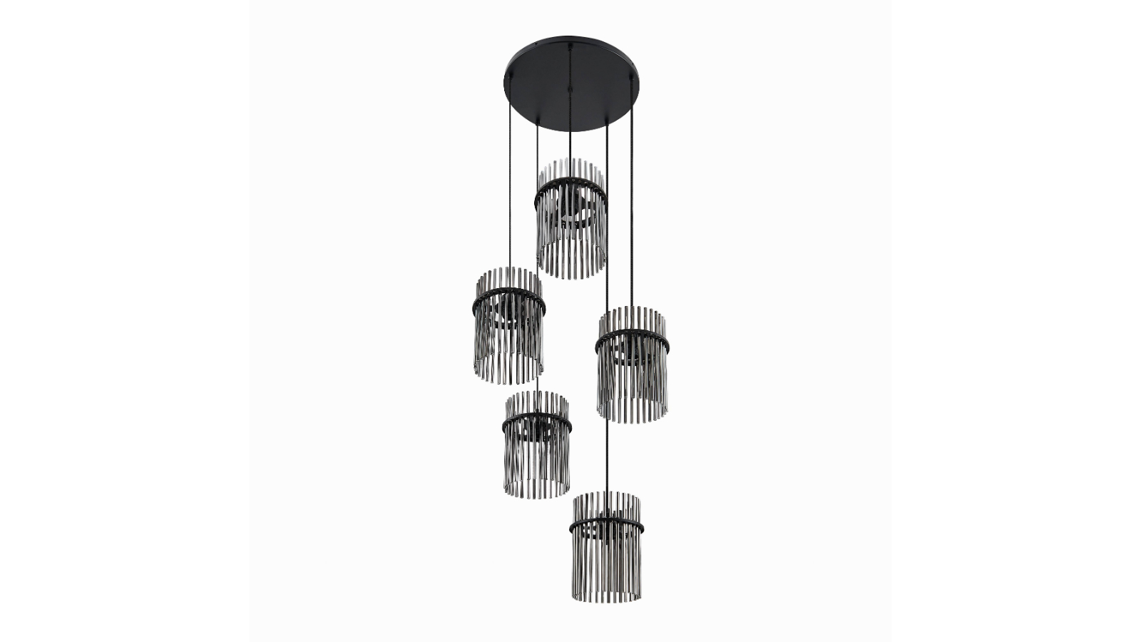 Pretty & Practical Altoline Black Matt/Smoke Pendant Light