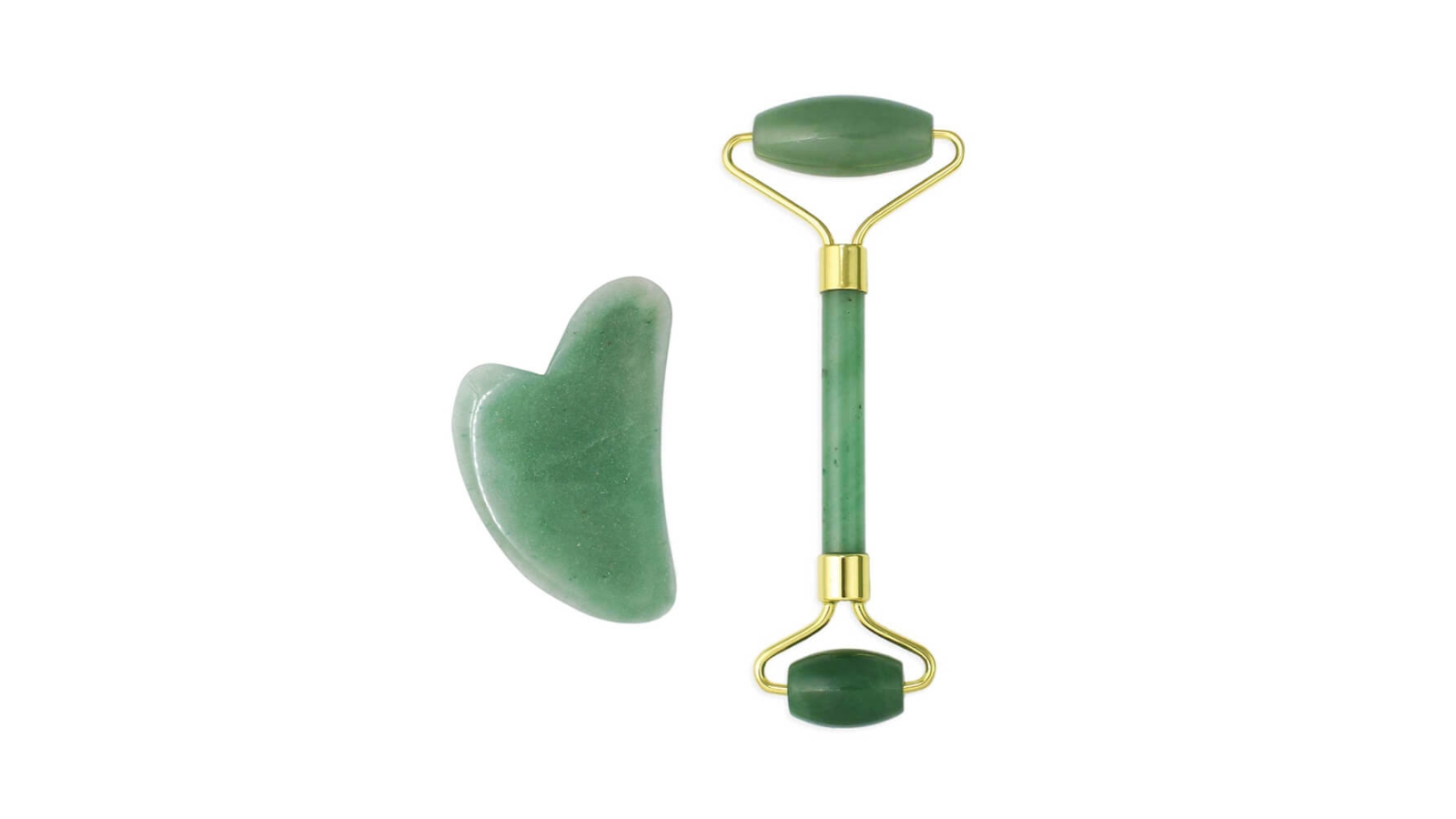 Dr. Pen Vibrant Facial Jade Roller and Gua Sha Duo Kit