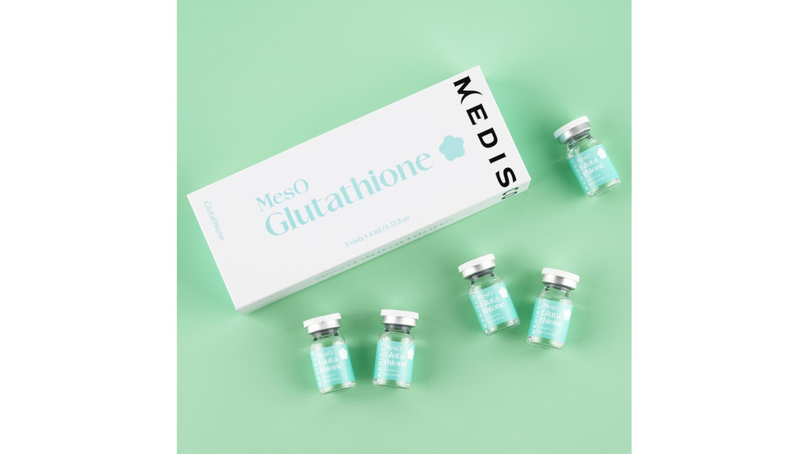 Medisco MesO Glutathione Antioxidant Brightening Ampoule Box - 20ml