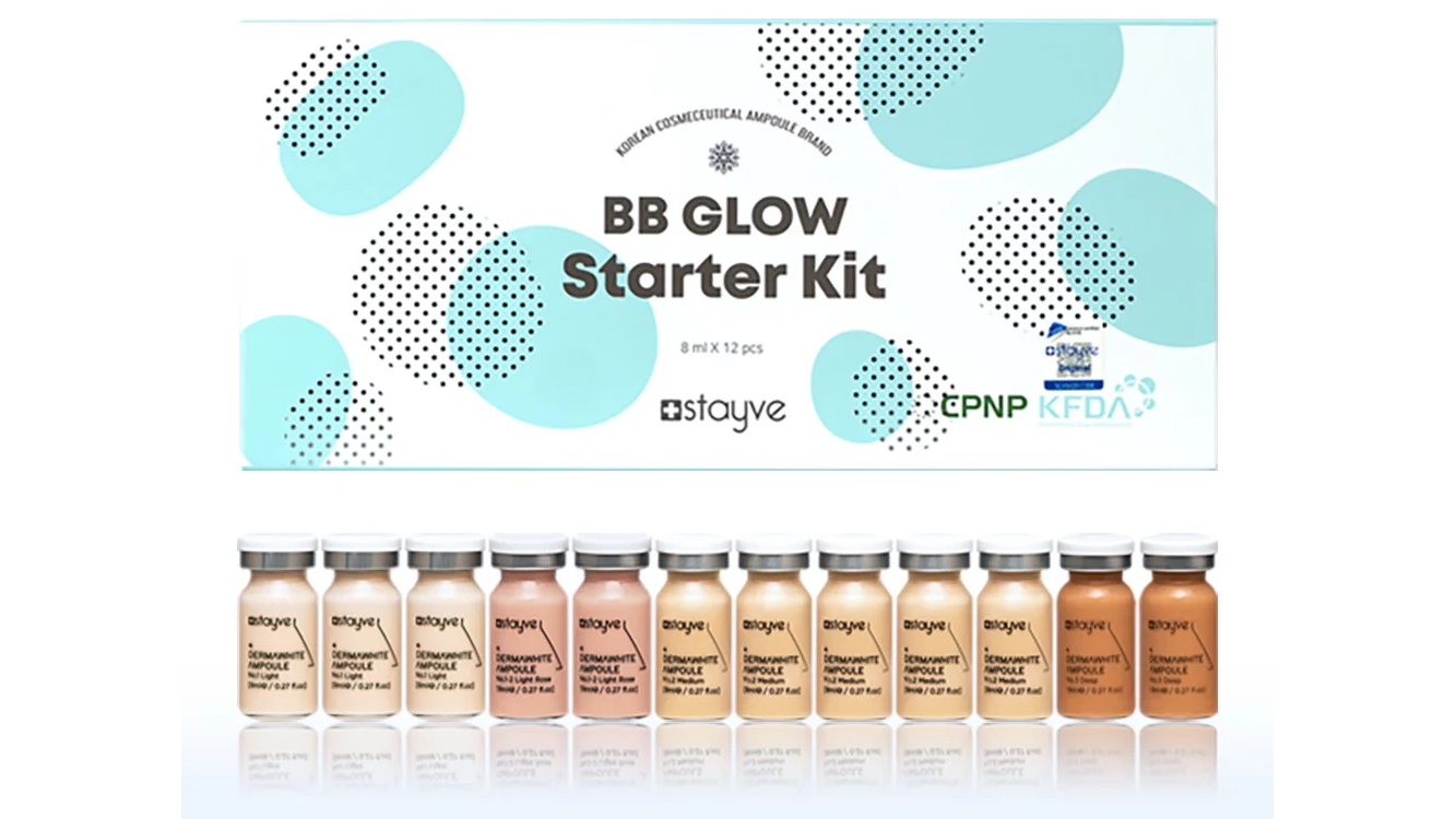 Stayve BB Glow Dermawhite Starter Kit - 12 Vials (Boxed Set)