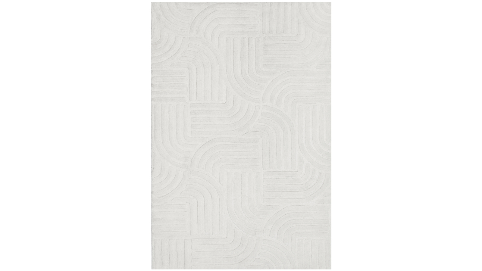 Darren Palmer Zen White Rug - 225 x 155cm