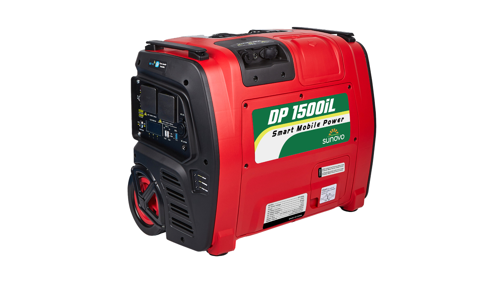 Hisen 1500W Portable Solar Inverter Generator Power Station