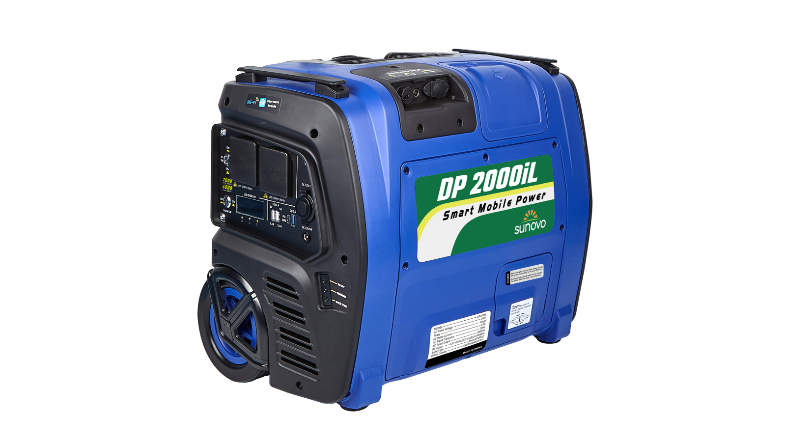 Hisen 2000W Portable Solar Inverter Generator Power Station