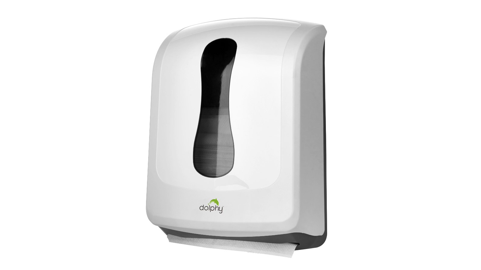 Dolphy Slimline White Paper Towel Dispenser
