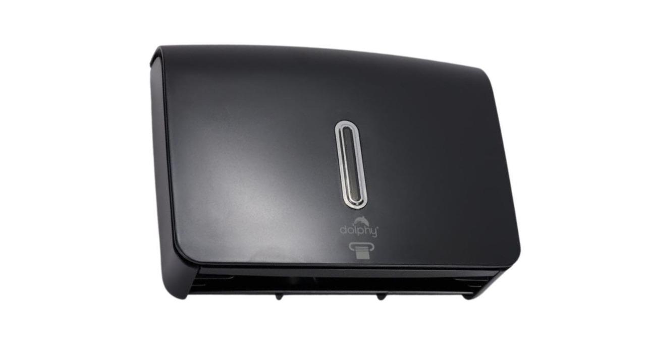Dolphy Plaza Ultraslim Paper Towel Dispenser - Black