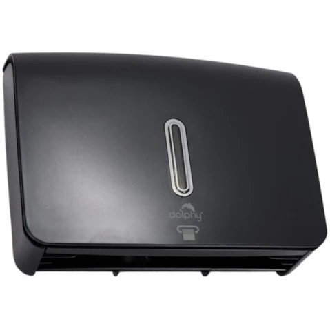 Dolphy Plaza Ultraslim Paper Towel Dispenser - Black