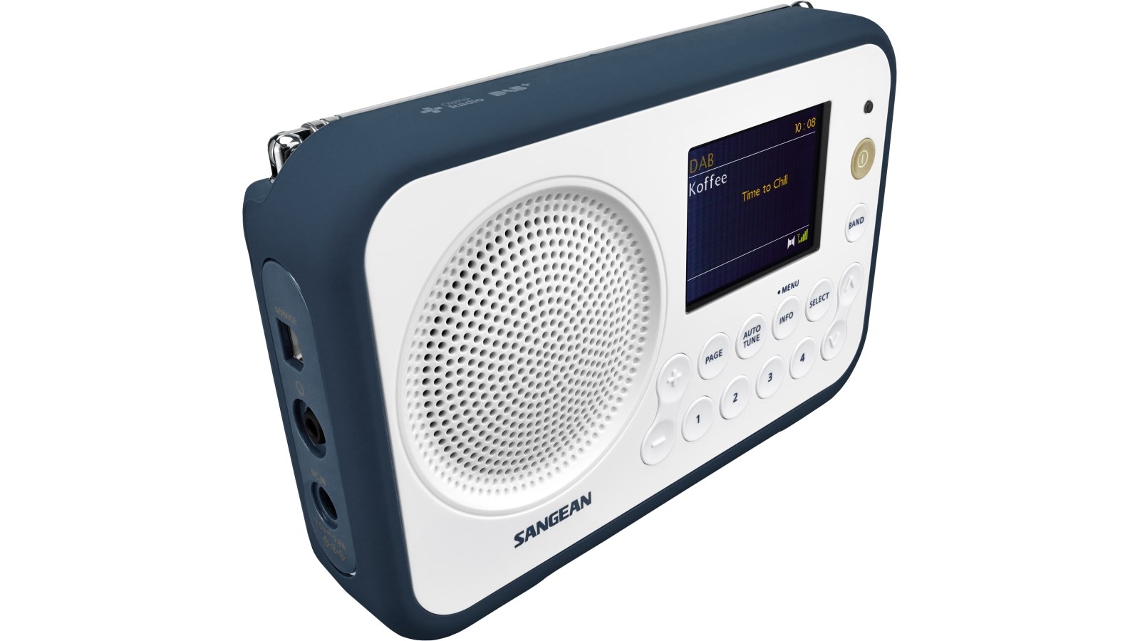 Sangean DPR-76 Radio portatile DAB+, FM ricaricabile Nero