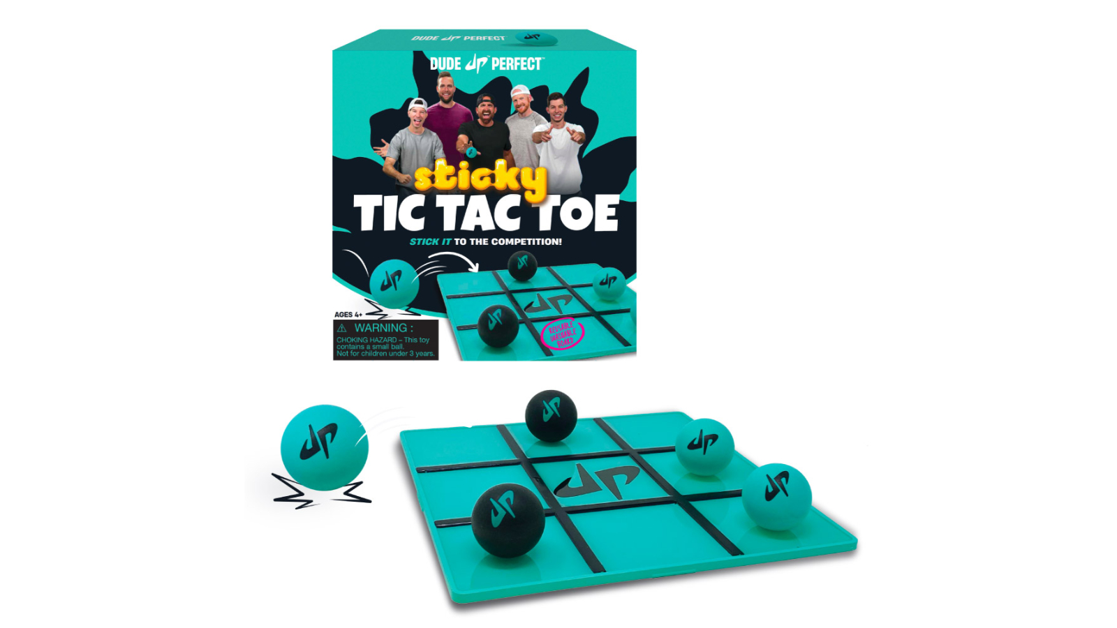As Seen on TV Dude Perfect Sticky Tic-Tac-Toe