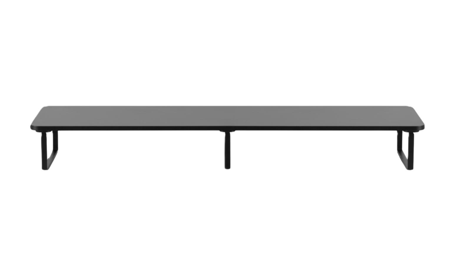 Artiss Black Dual Monitor Stand Desk Riser - 100cm
