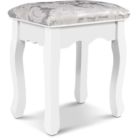 Artiss Dressing Stool - Velvet/Grey