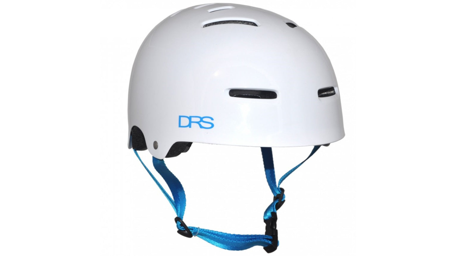 DRS White Gloss Kids-Adult Size Bike Helmet AS/NZS - Small/Medium