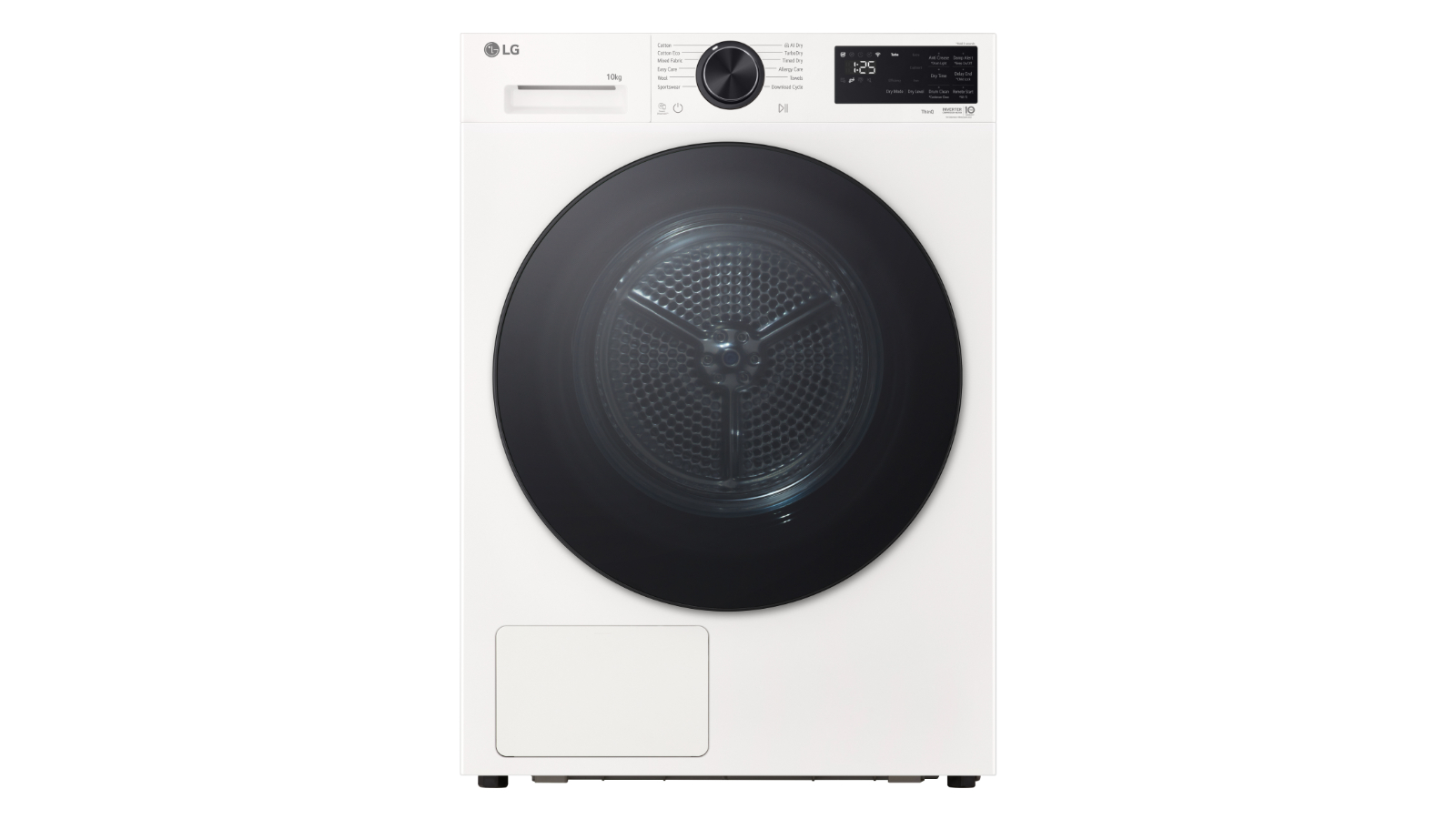 LG 10kg Series 3 ThinQ Heat Pump Condenser Dryer - White