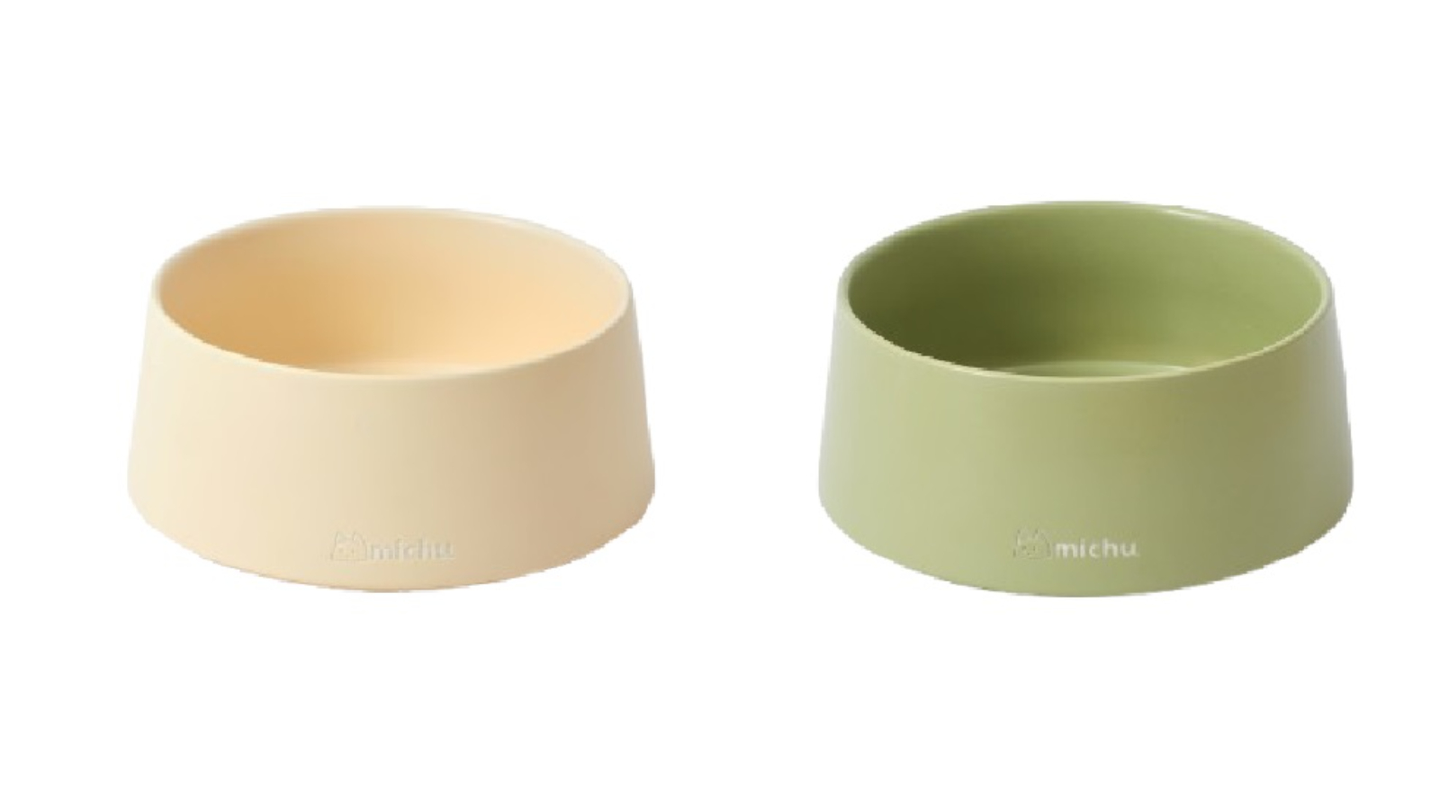 Michu Pet Ceramic Water Bowl Set