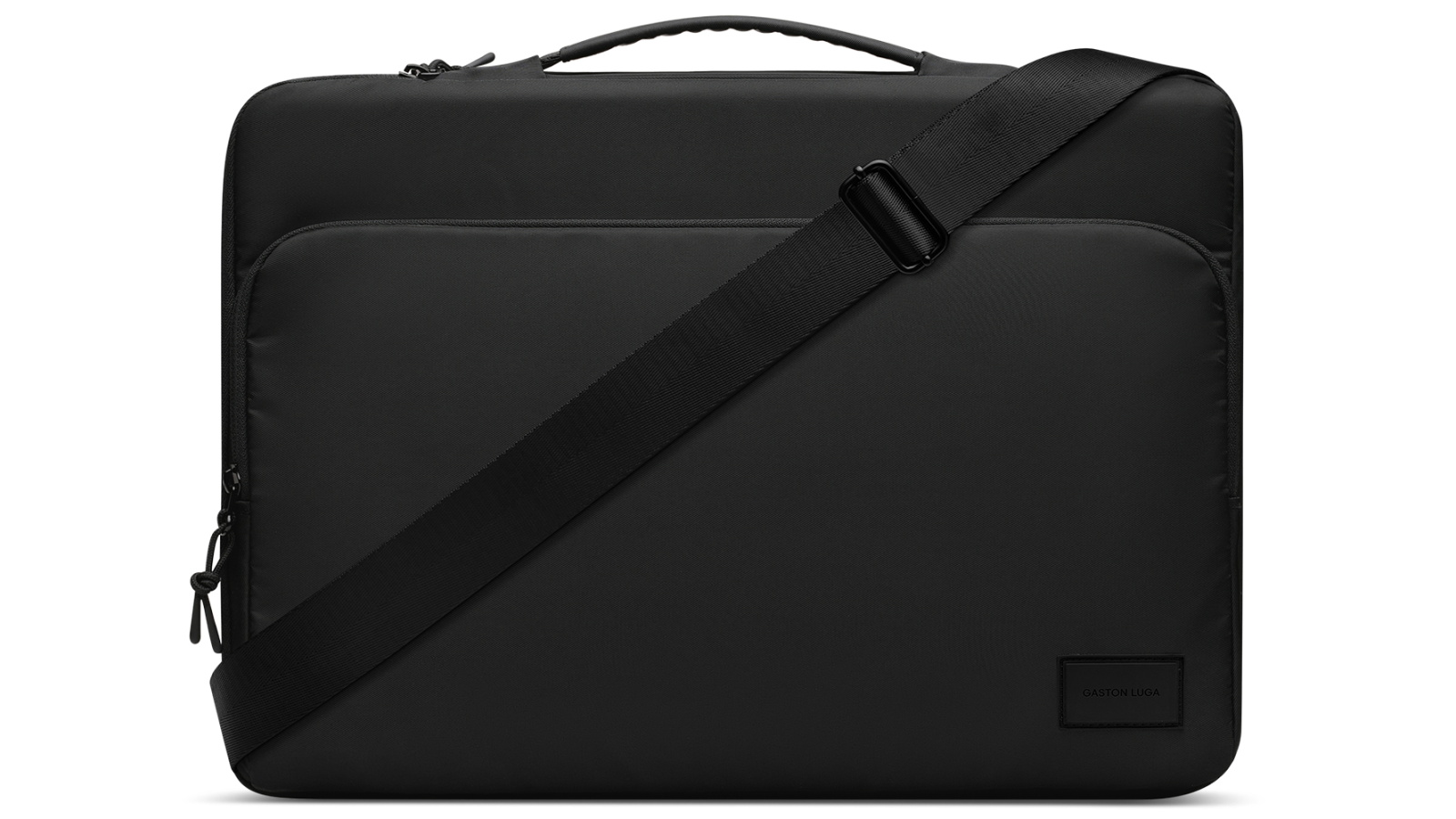 Gaston Luga Dash Cushioned 15-inch/16-inch Briefcase - Black