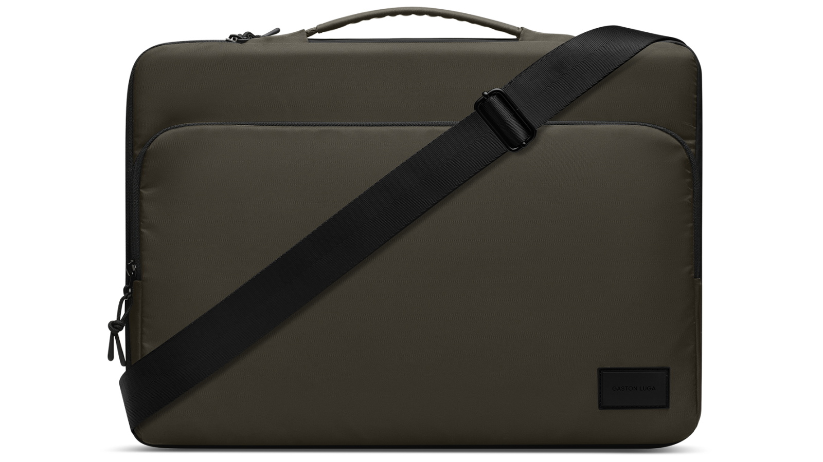 Gaston Luga Dash Cushioned 15-inch/16-inch Briefcase - Olive