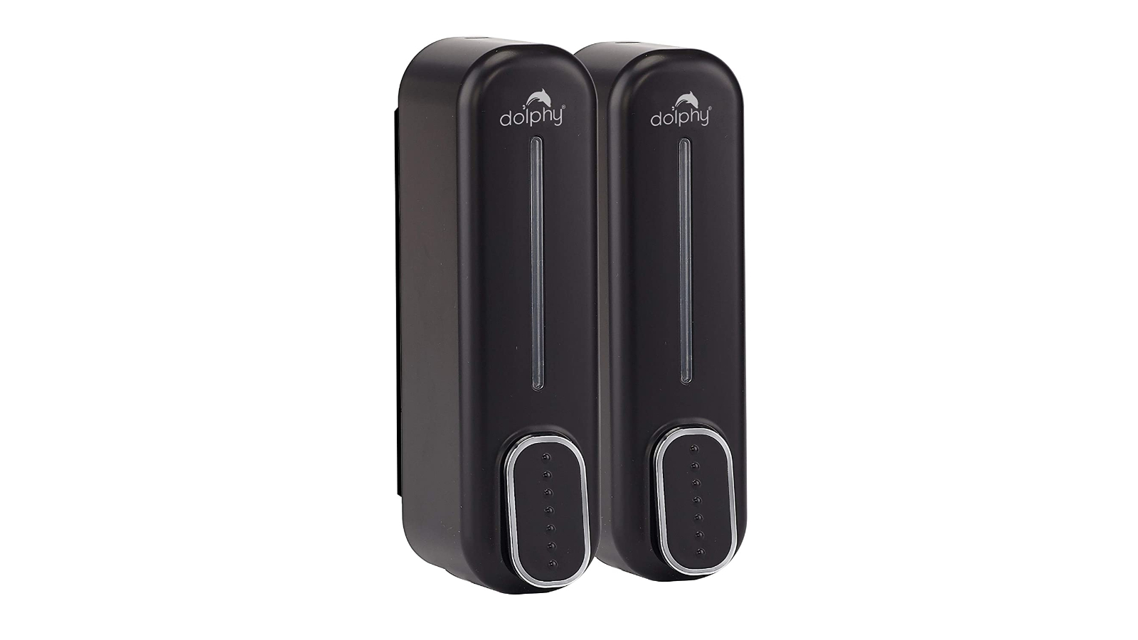 Dolphy Set of 2 300ml Soap Dispenser - Black